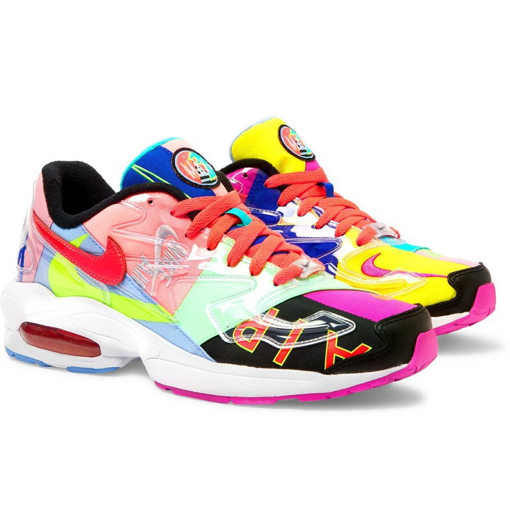 Photo: Nike - Atmos Air Max2 Light Canvas and Rubber Sneakers - Multi