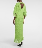 Dodo Bar Or Simmons fringe-trimmed maxi dress