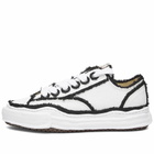 Maison MIHARA YASUHIRO Men's Peterson Low Original Sole Overhangin Sneakers in White