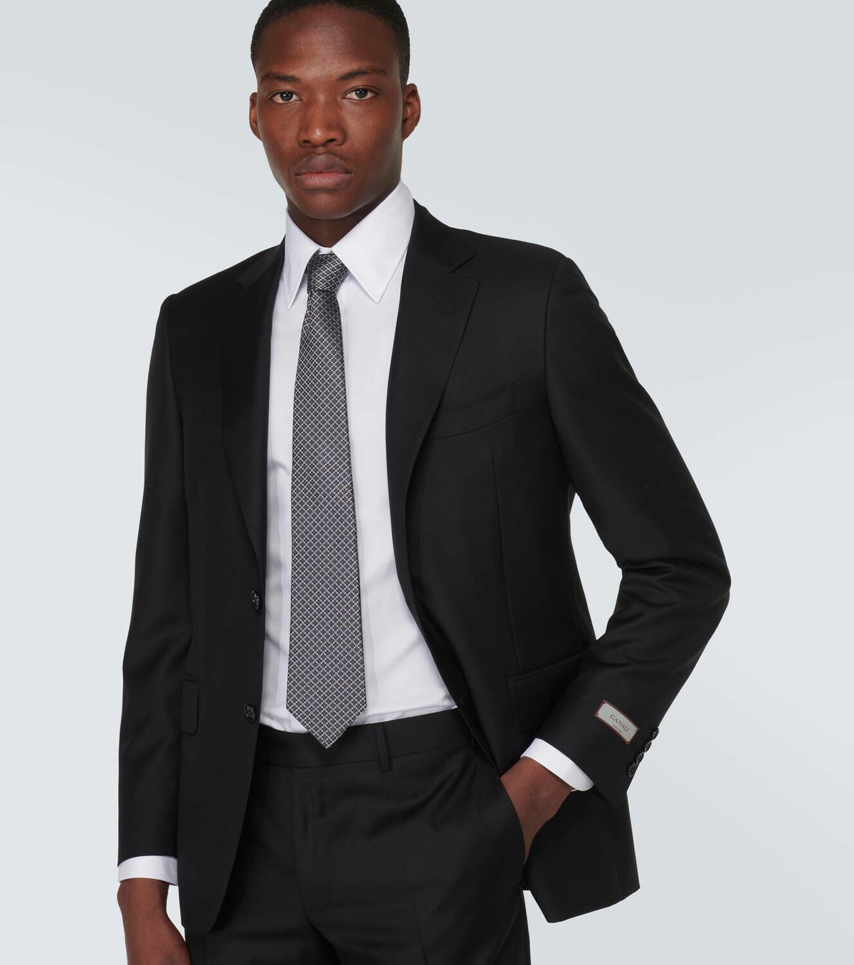 Canali Single-breasted wool suit Canali