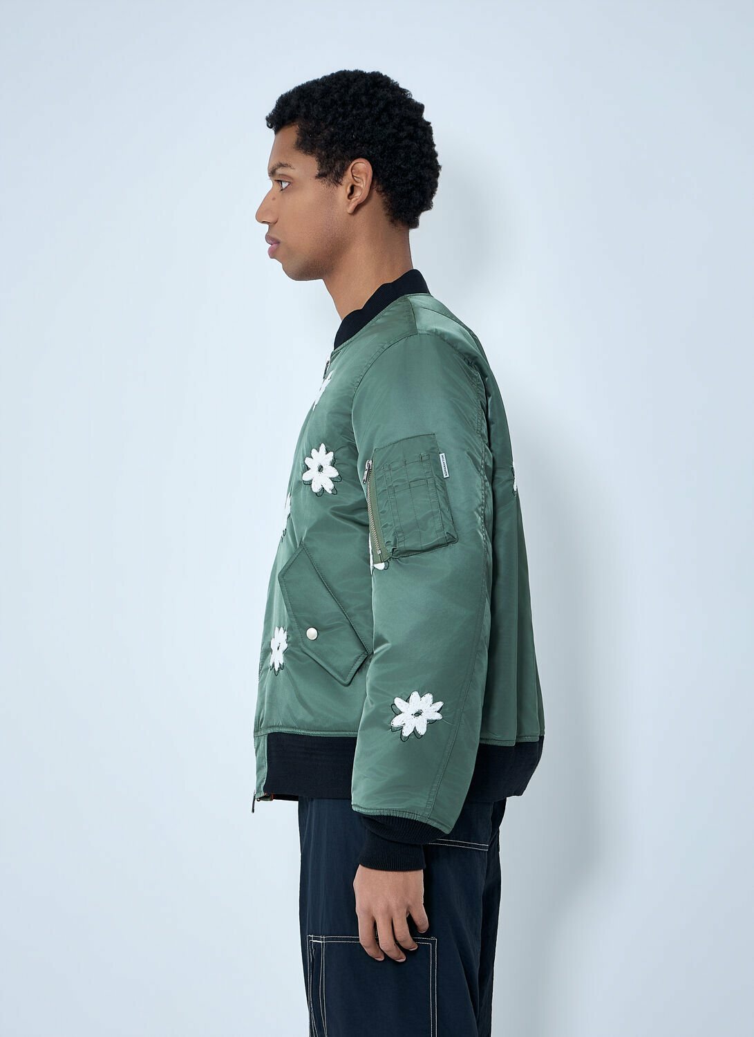 Noma Embroidered Bomber Jacket