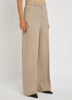 Joseph Alana Wide-leg Stretch-wool Trousers Cream