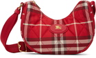 Burberry Red Horseshoe Crossbody Bag​