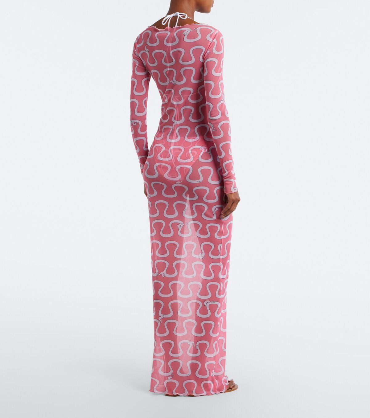Pucci Onda tulle maxi dress