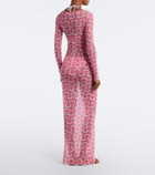 Pucci Onda tulle maxi dress