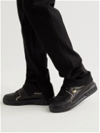 Valentino - Valentino Garavani Roman Stud Quilted Leather Sneakers - Black