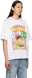 TOMBOGO™ White Printed T-Shirt