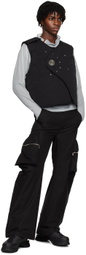 CMMAWEAR Gray Dual Zip Long Sleeve T-Shirt