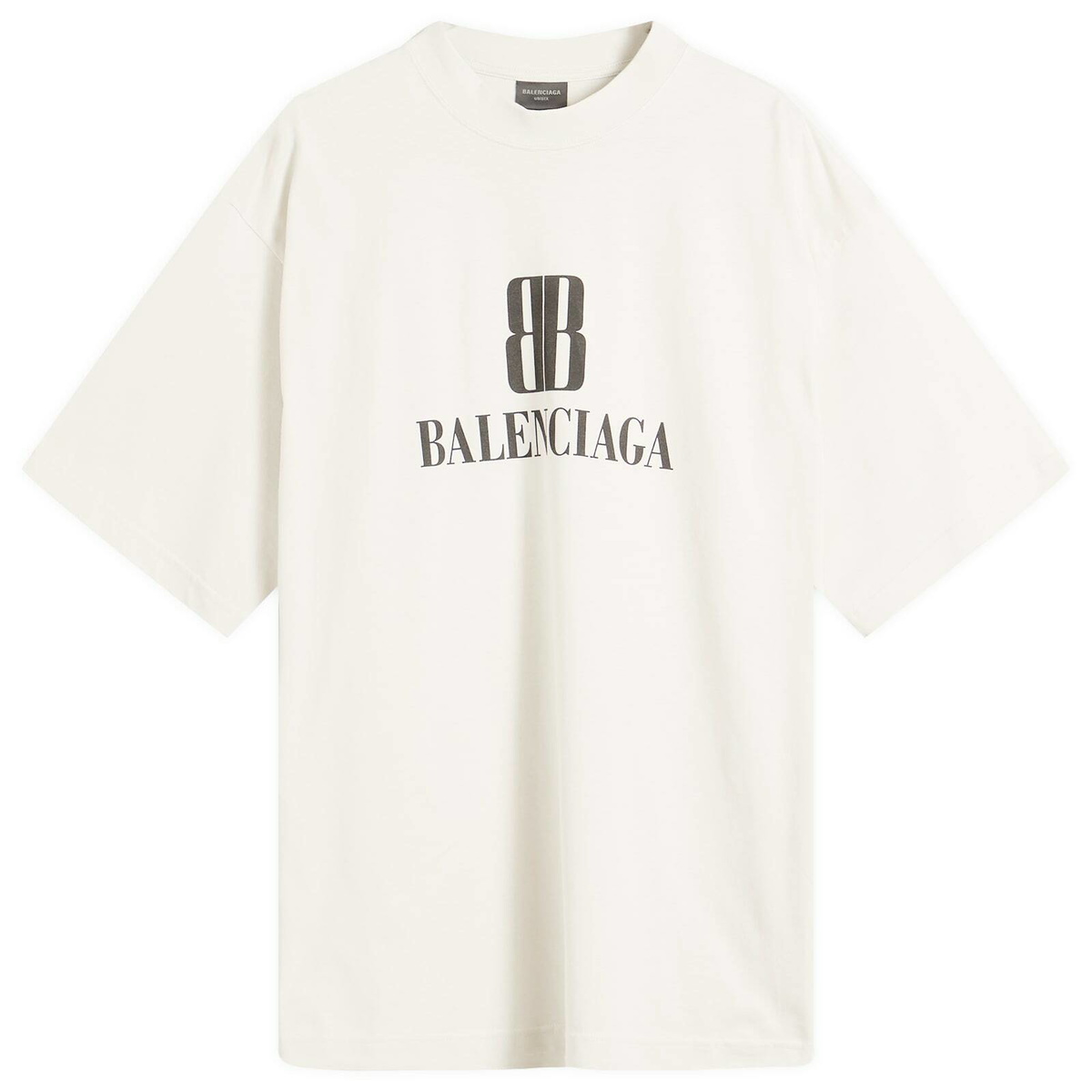 Tシャツ・カットソー BALENCIAGA SS25 White poplin shirt (830990TRM28 9000) Balenciaga White Poplin Off-Shoulder Shirt Balenciaga