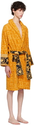 Versace Underwear Gold 'I Heart Baroque' Bathrobe