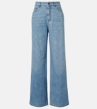 Miu Miu Chambray wide-leg pants