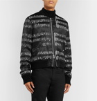 AMIRI - Embellished Satin Bomber Jacket - Black