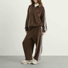 Needles Women's Side Line Sweat Pant in Brown