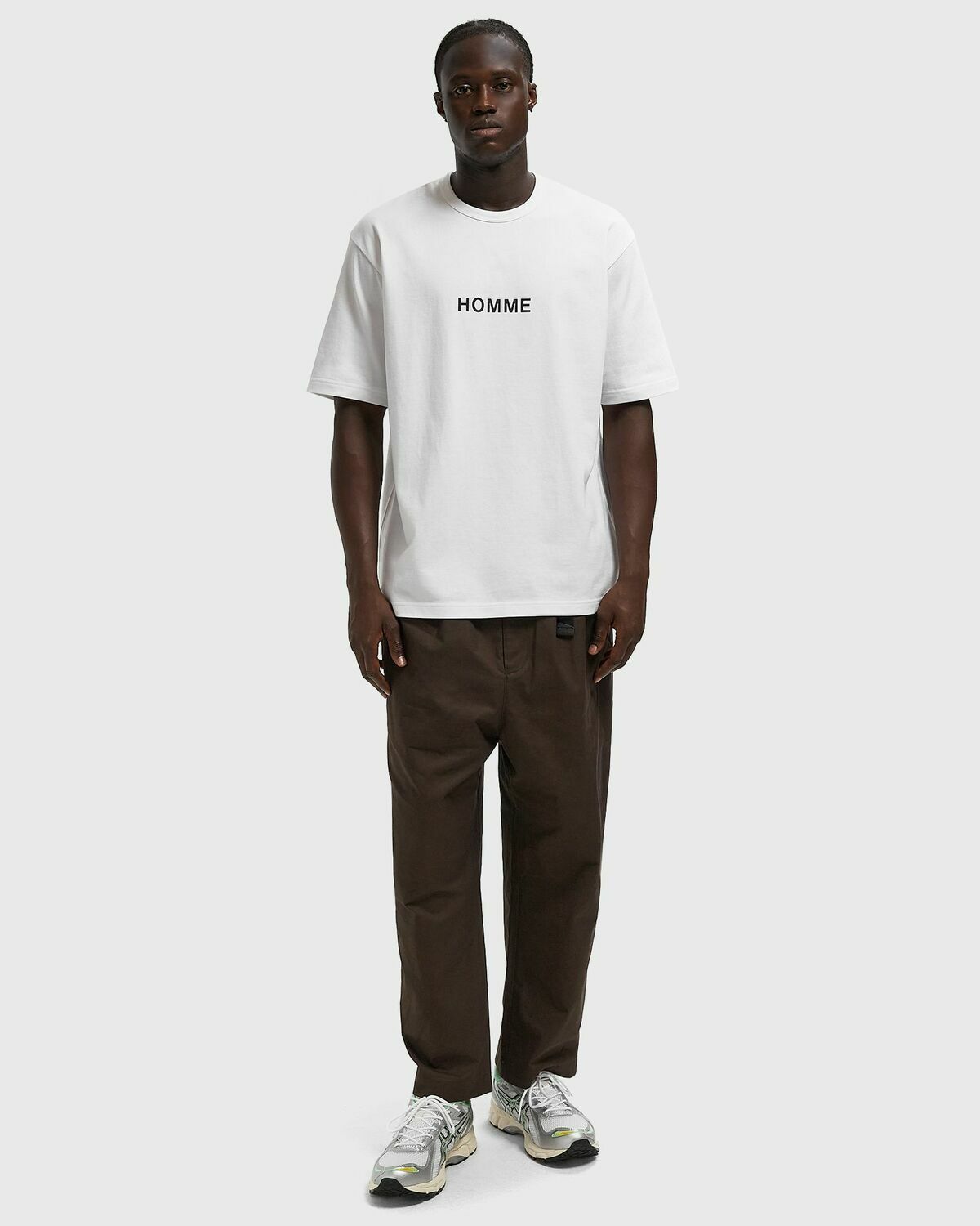 Comme des Garçons Homme TEE White Mens Shortsleefe