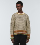 Bode - Jacquard wool sweater