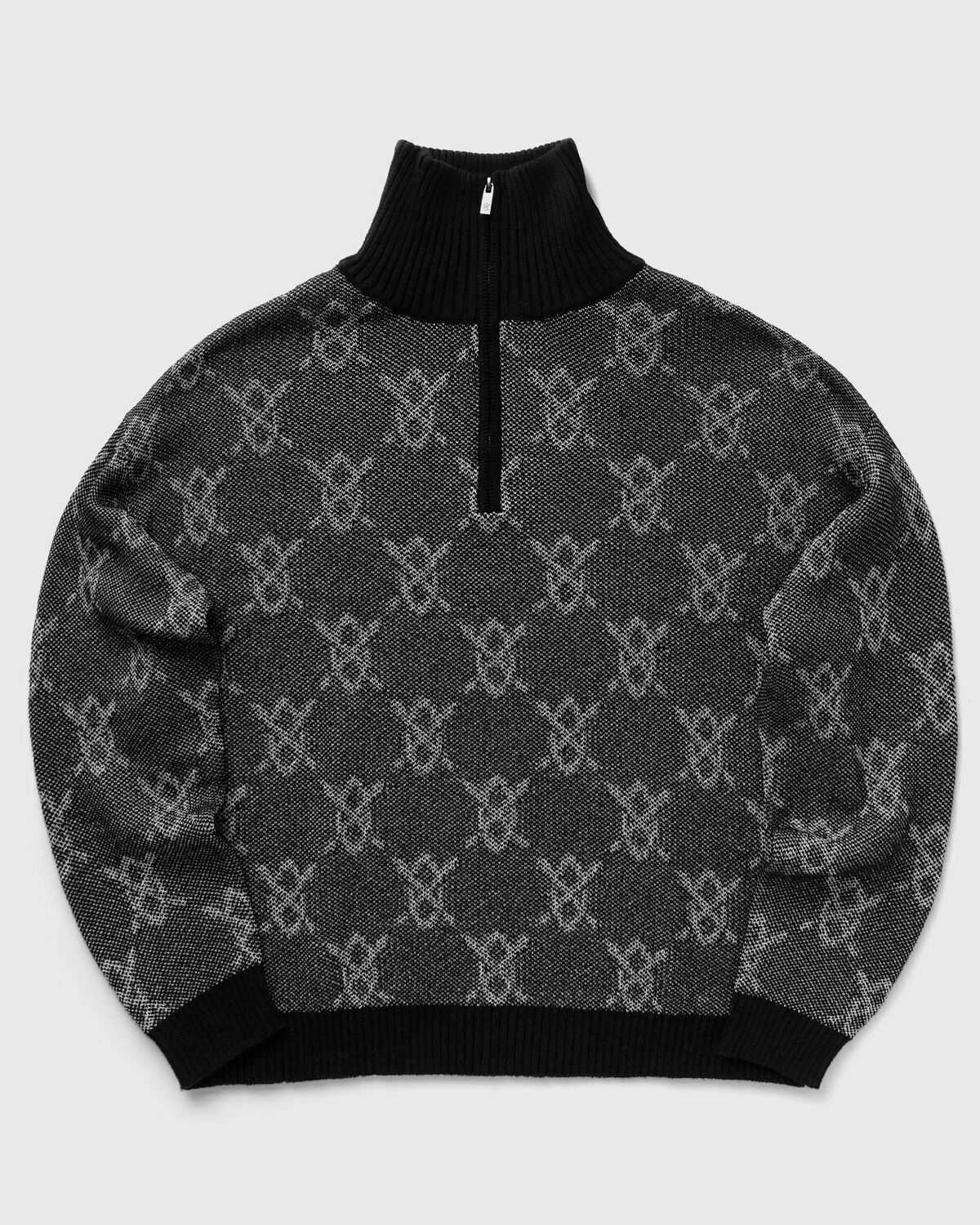 Daily Paper TEMS KNIT SWEATER Black Mens Pullovers/Zippers & Cardigan