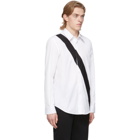 Helmut Lang White Slash Band Shirt