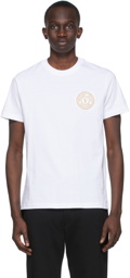 Versace Jeans Couture White V-Emblem T-Shirt