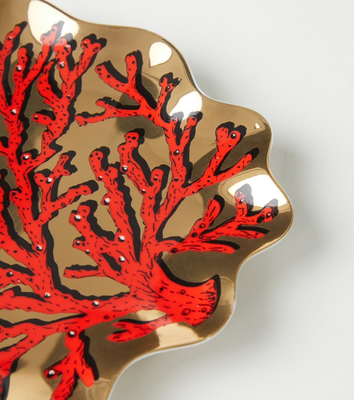 Jonathan Adler Sirena Coral porcelain decorative tray