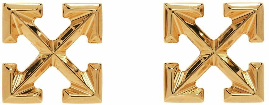 Off-White Multicolor Anodized Mini Arrows Earrings