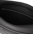 BALENCIAGA - Logo-Debossed Full-Grain Leather Pouch - Black