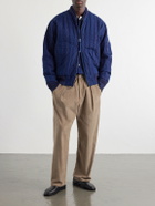 Kardo - Max Embroidered Cotton Bomber Jacket - Blue