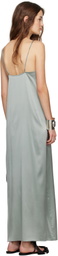 Ruohan Green Shell Maxi Dress