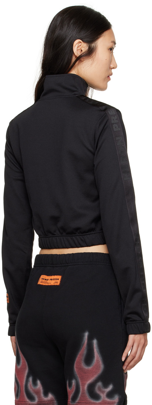 Heron Preston Black Zip Track Jacket Heron Preston