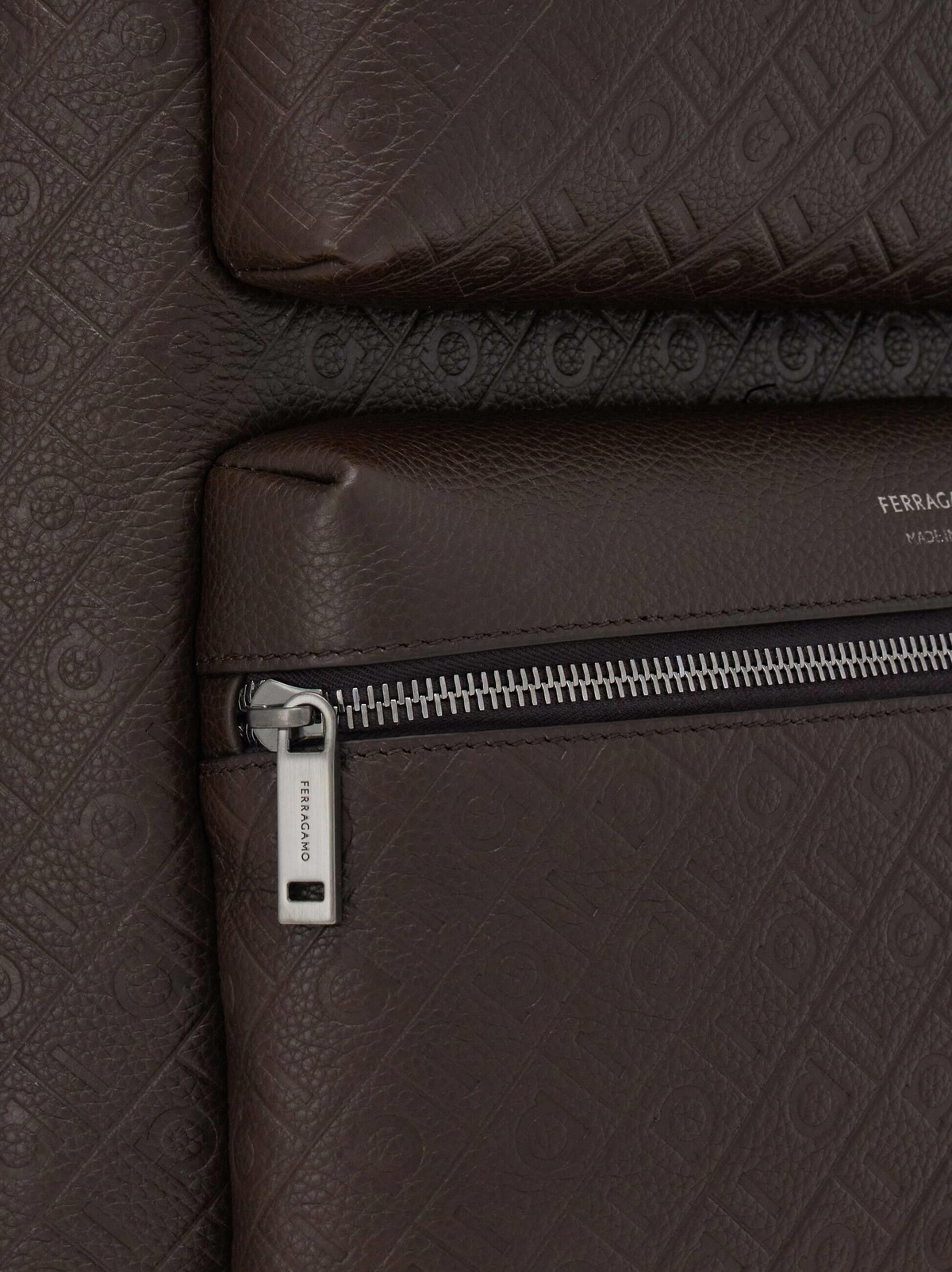 Ferragamo Mens Ferragamo Monogram backpack in Brown
