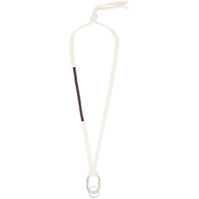 Photo: Jil Sander Off-White Ring Keychain Necklace