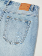 MANAAKI - Rangi Straight-Leg Distressed Jeans - Blue