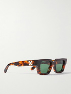 Off-White - Virgil Square-Frame Tortoiseshell Acetate Sunglasses