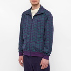 Needles Men's Poly Jacquard Track Jacket in Papillon