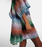 Missoni Wave lamé beach dress
