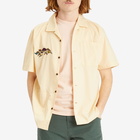 KAVU Men's Bay Beach Camp Collar Vacation Shirt in Sandshell