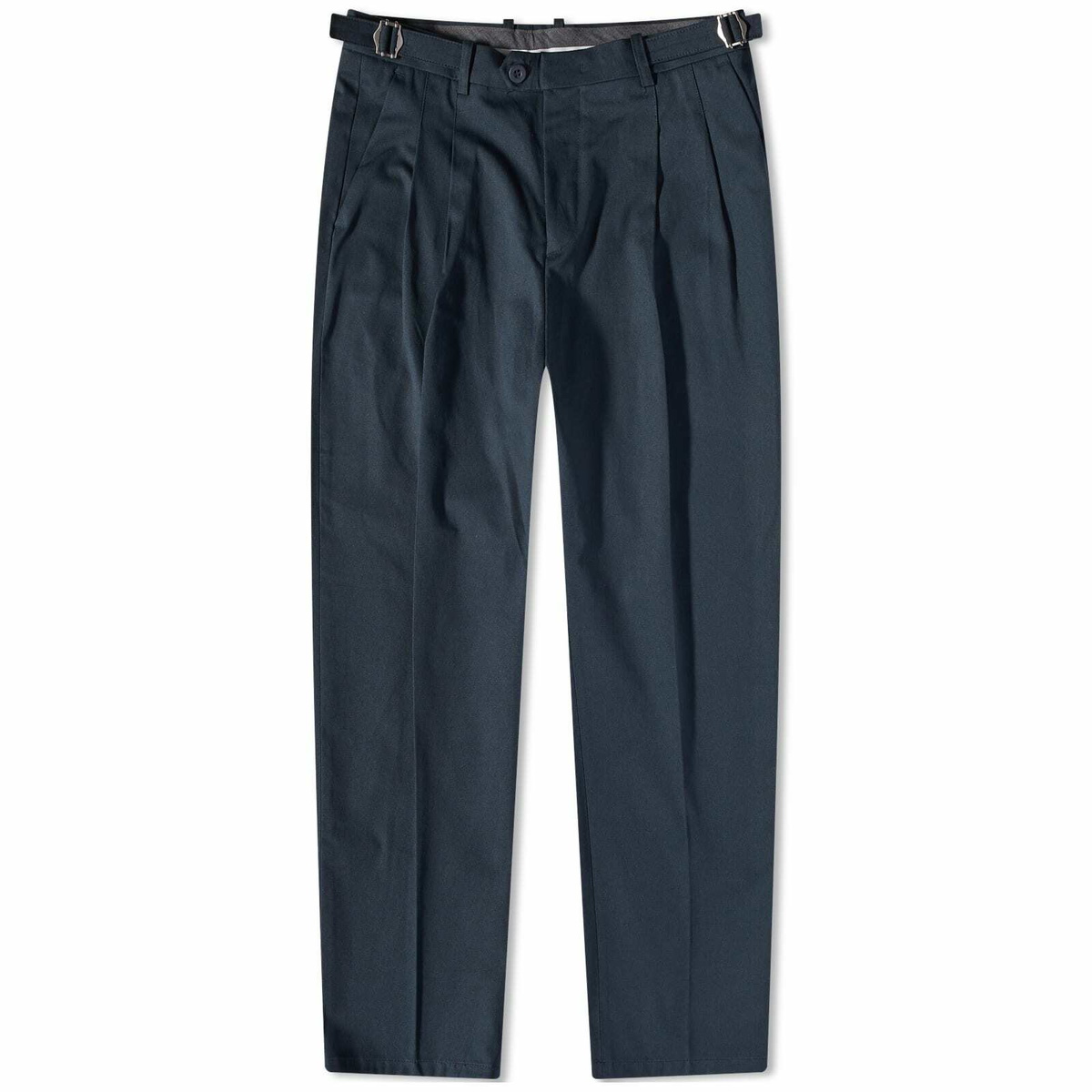 FrizmWORKS Men's Two Tuck Pants in Navy FrizmWORKS