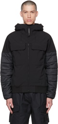 C.P. Company Black Shell-R Mixed Goggle Jacket