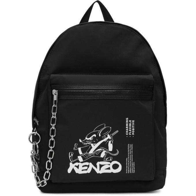 Photo: Kenzo Black Limited Edition Chinese New Year Kung Fu Rat Backpack