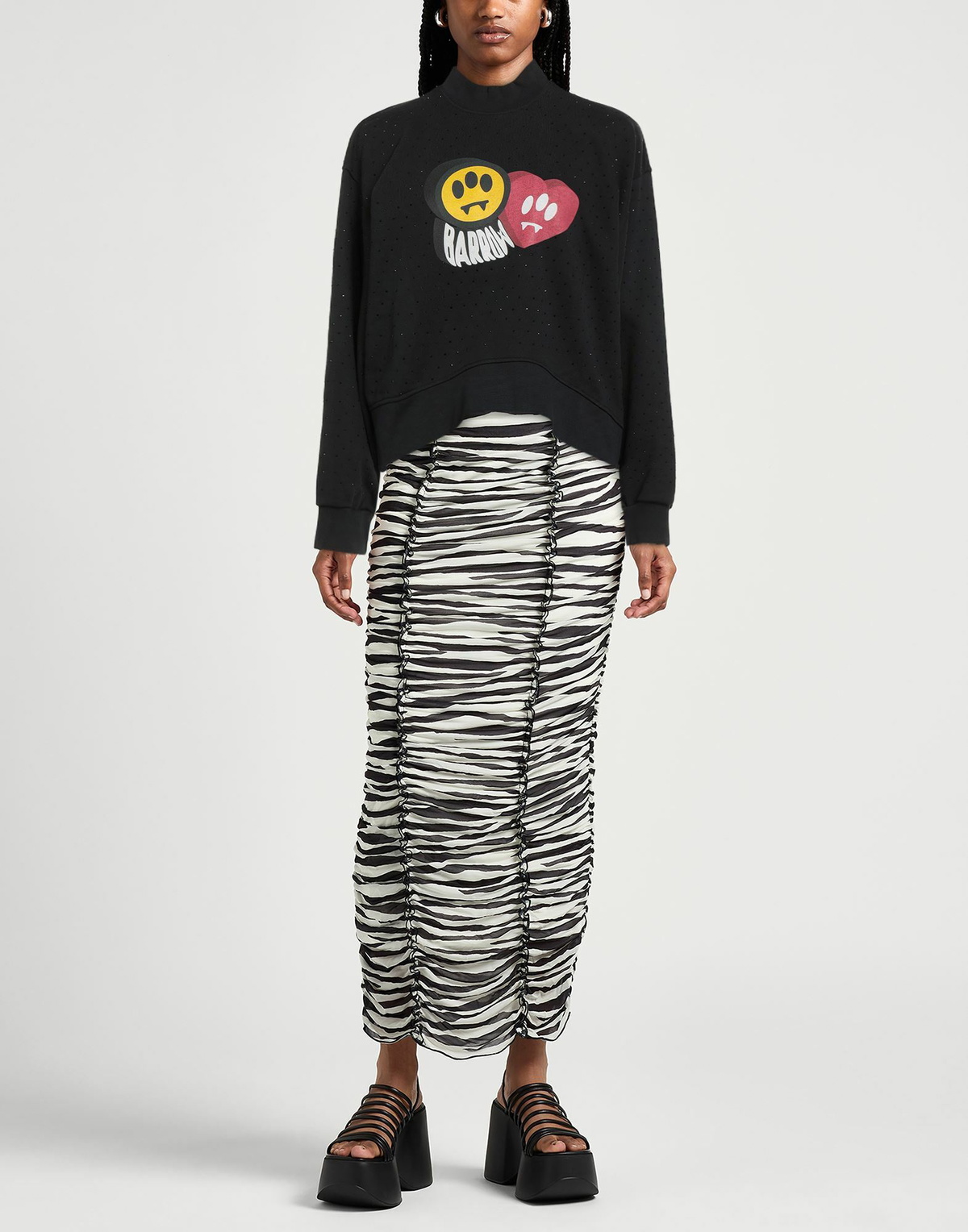 Barrow Womens Sweatshirt in Black