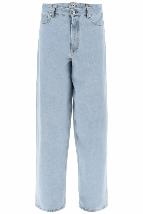 Photo: Y PROJECT evergreen double-waist jeans Blue