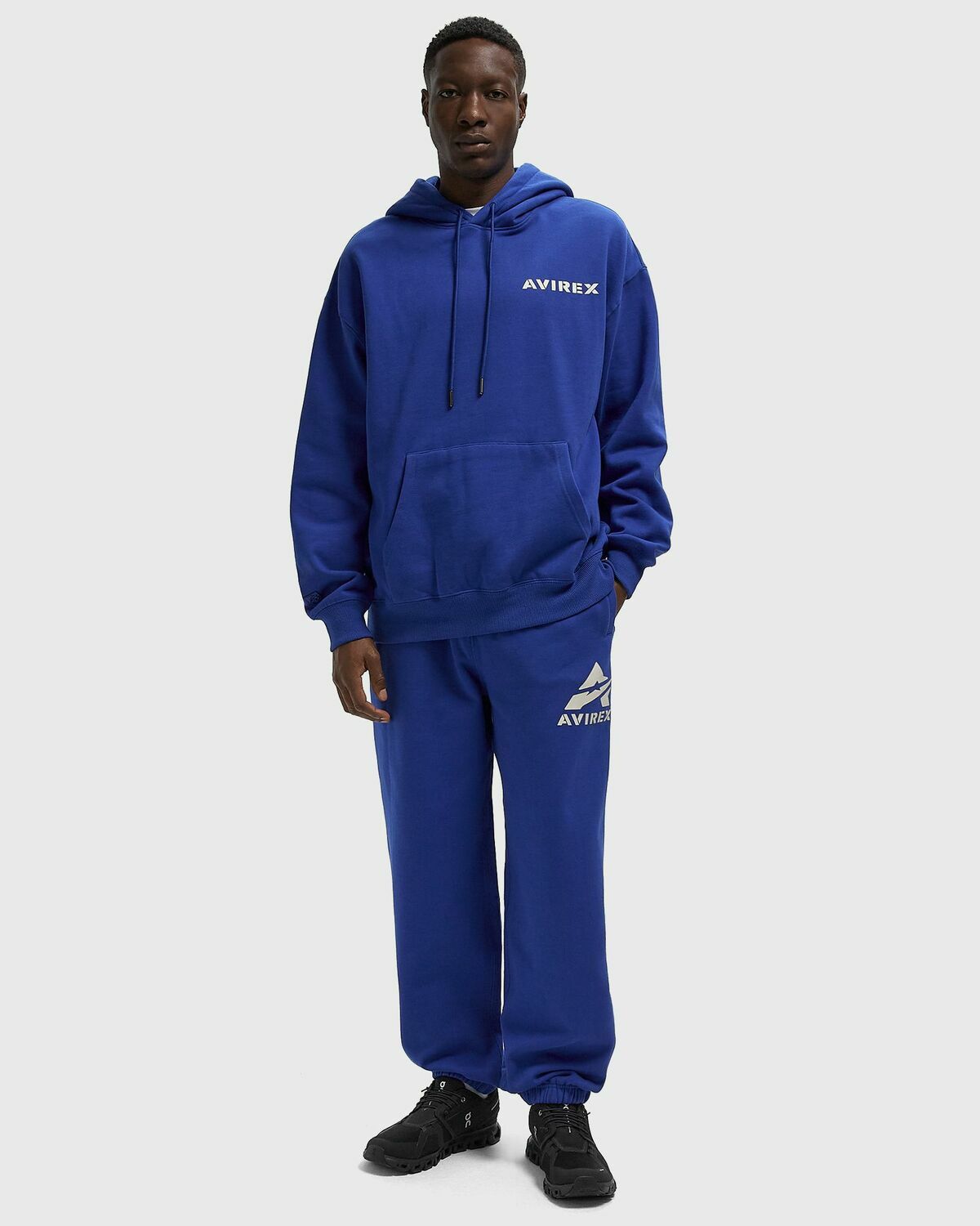 Avirex STACKED LOGO JOGGER Blue Mens Sweatpant