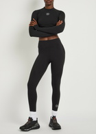 Adidas X Stella Mccartney 7/8 Stretch-jersey Cropped Leggings Black