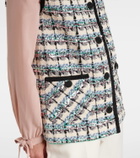 Valentino Mossi sequined cotton-blend tweed vest