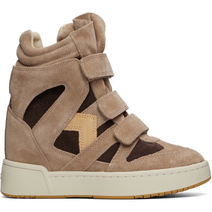 Photo: Isabel Marant Taupe IM3 Sneakers