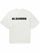 Jil Sander - Logo-Printed Cotton-Jersey T-Shirt - Neutrals