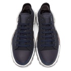 Raf Simons Navy and Grey adidas Originals Edition RS Detroit Runner Sneakers