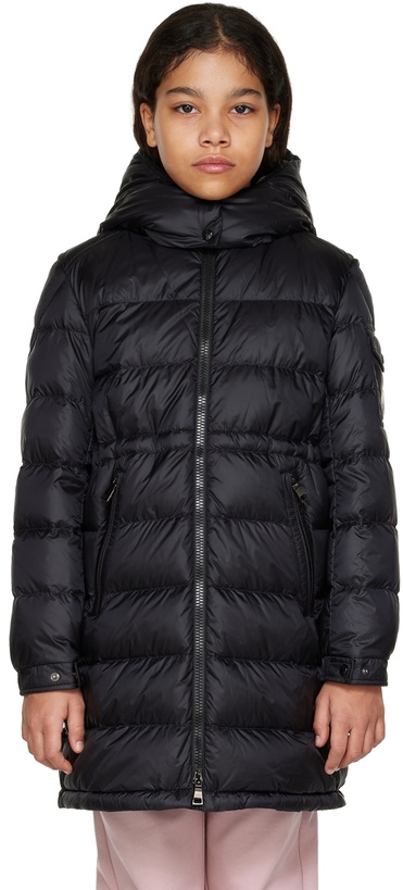 Photo: Moncler Enfant Kids Black Meillon Down Jacket