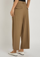 Maria Mcmanus Wide-leg Stretch-wool Trousers Caramel