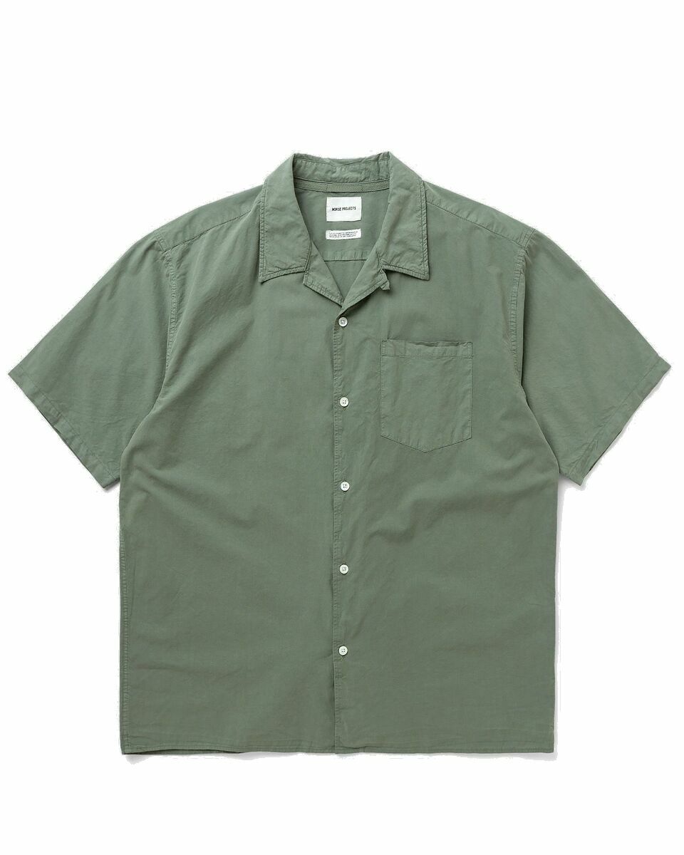 Photo: Norse Projects Carsten Tencel Shirt Green - Mens - Shortsleeves