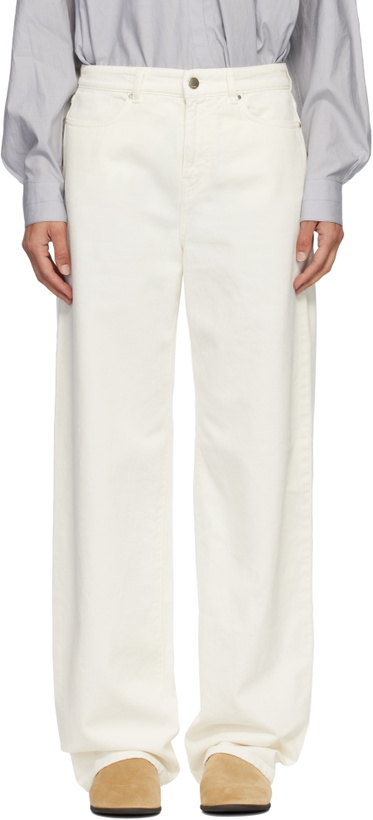 Photo: Max Mara White Mirna Jeans